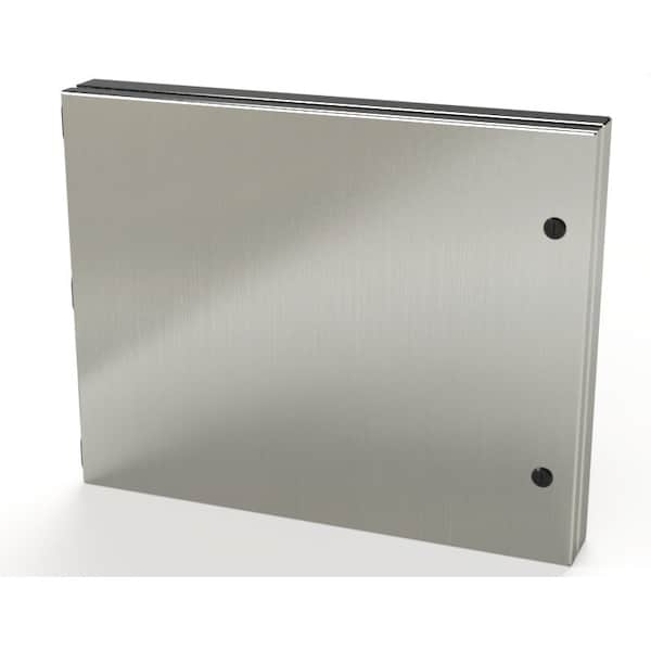 Electrical Enclosures, 16 in H, 1-1/2 in D, 20 in W, NEMA 3R, 4, 4X, 12, 13, 304 Stainless Steel